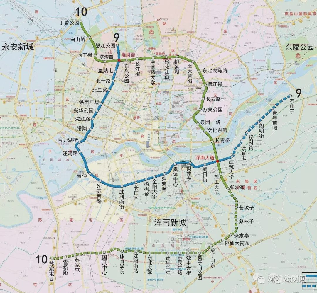 沈陽地鐵10號線最新線路圖解析